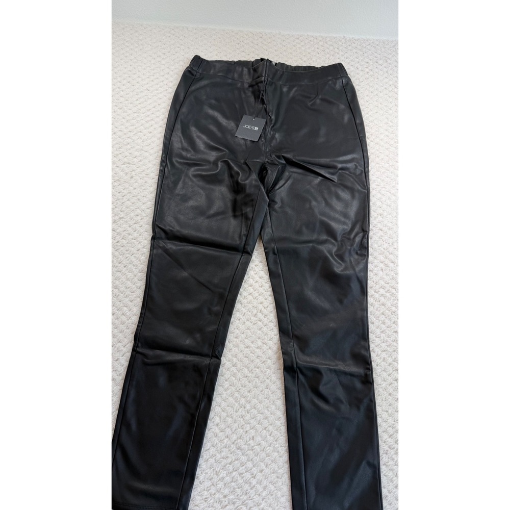NWT Joe'S KOREY Faux Leather Leggings BLACK Women's Size Medium XL